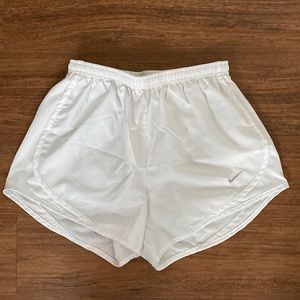 White Nike Dri-Fit Shorts